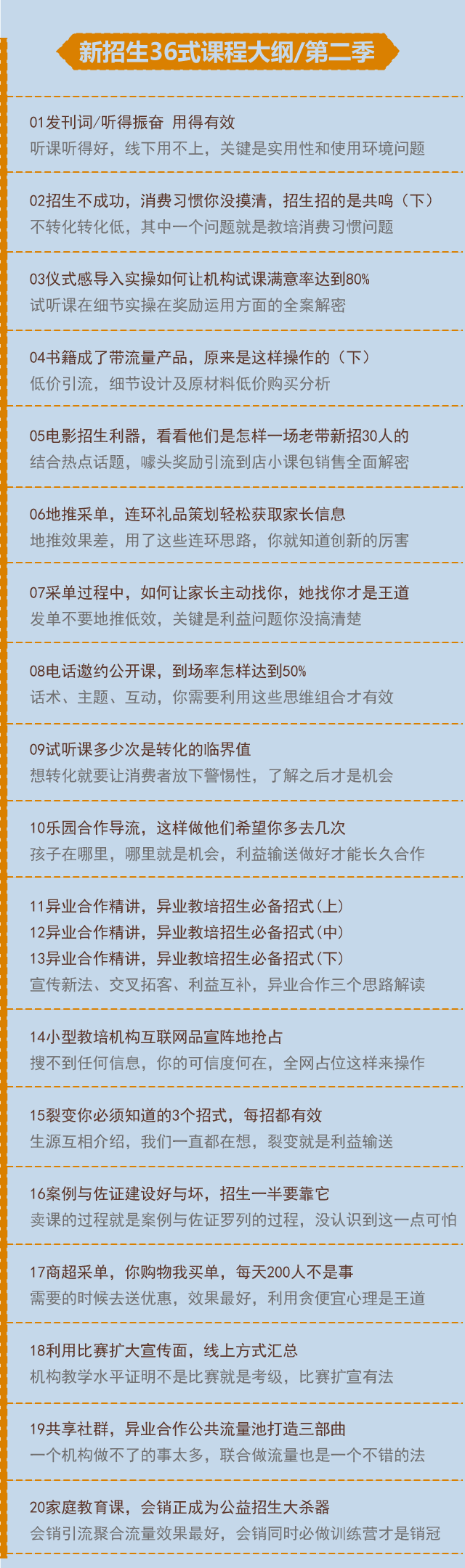 新培招生36式，新法快招汇总解密