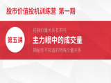 第五课 主力眼中的成交量