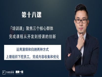 第18课：运用演绎和归纳两种方式，上理组织下挖员工，完成内容收集和优化