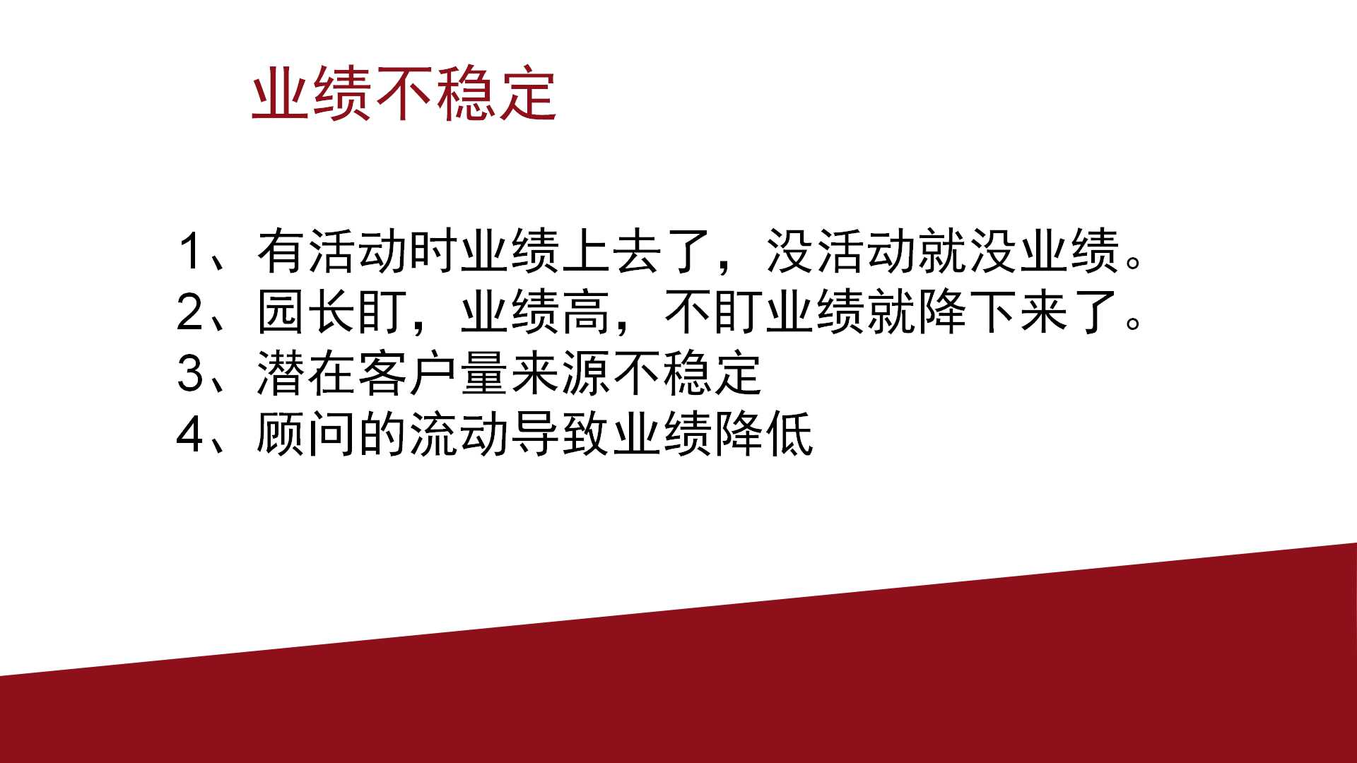 2019璟舒教育投资人管理训练营（早期教育行业）---业绩与企业可持续性盈利
