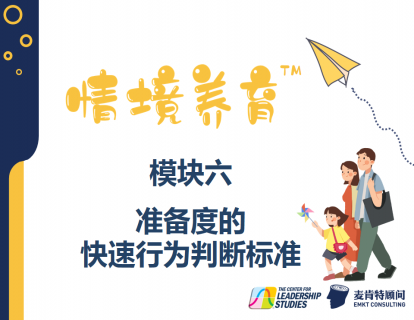 模块六：准备度的快速行为判断标准