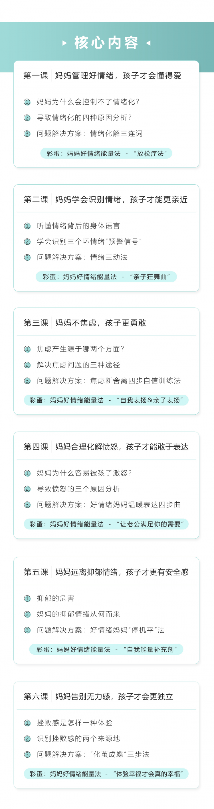 超实用的妈妈情绪管理课，做好情绪妈妈培养高情商孩子