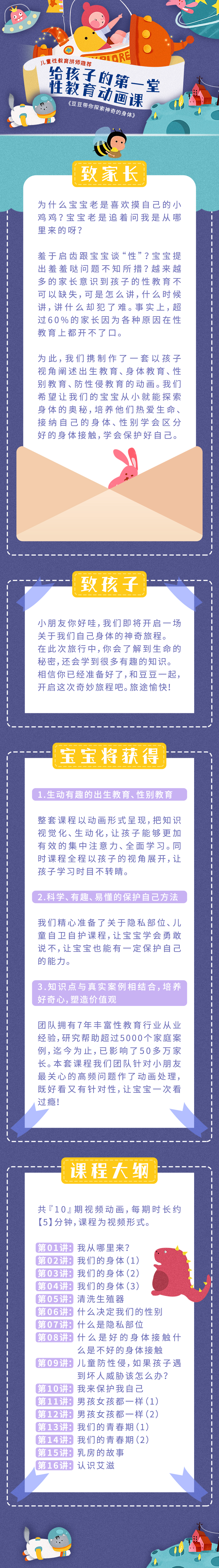 给孩子的第一堂性教育动画课