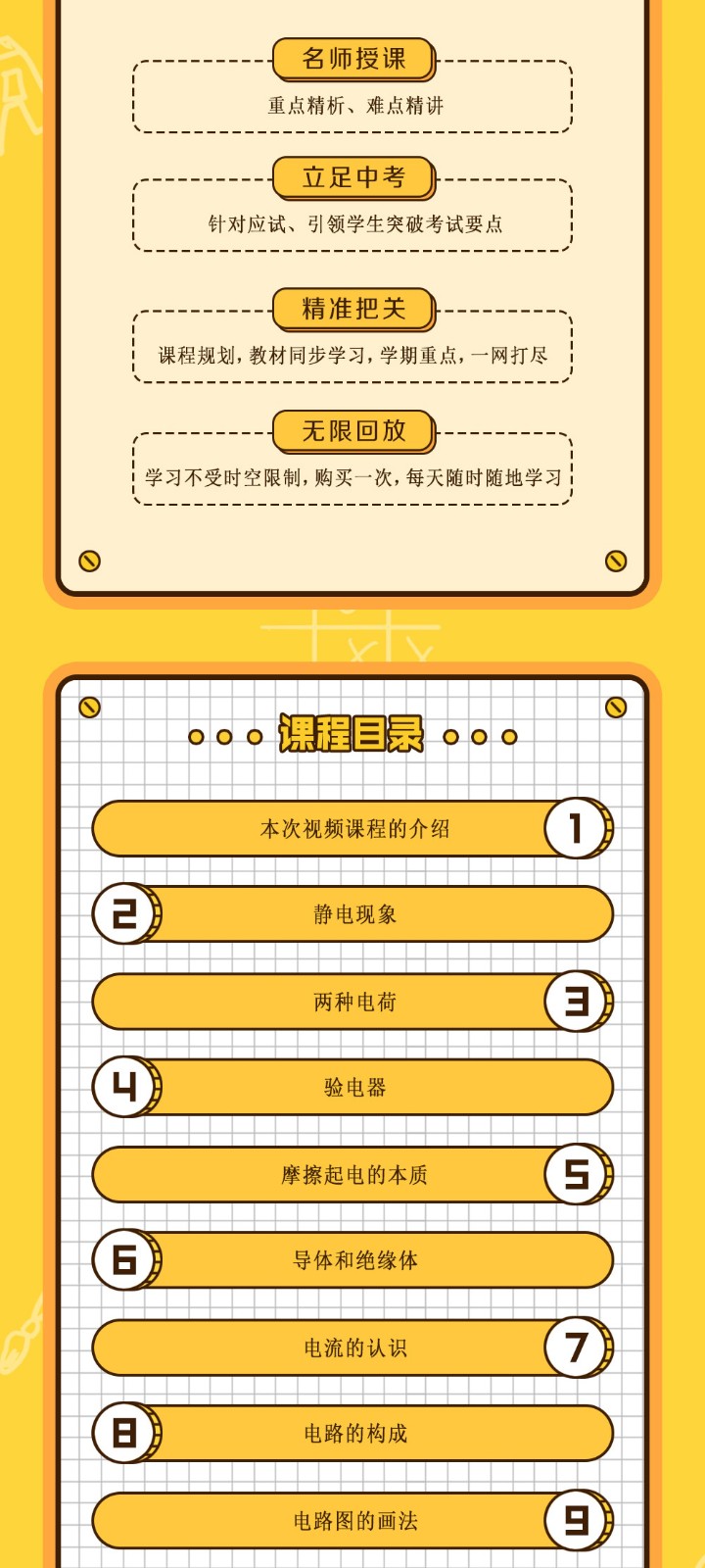 学霸课堂-初三物理电学知识