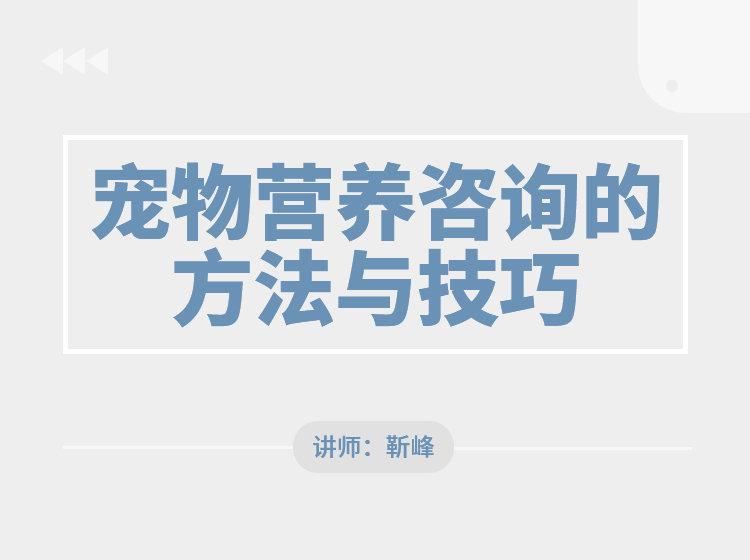 宠物营养咨询的方法与技巧