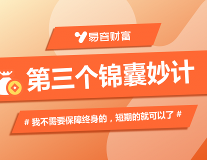 锦囊3：我不需要保障终身的，短期的就可以了