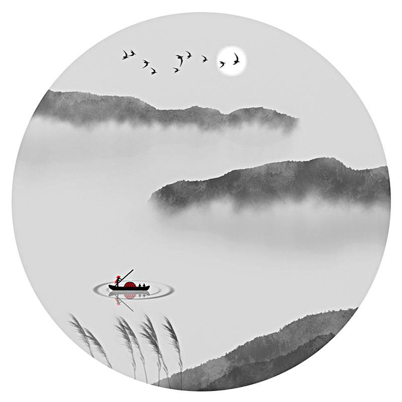 【山水画】国画基础入门，轻松勾勒墨中山水