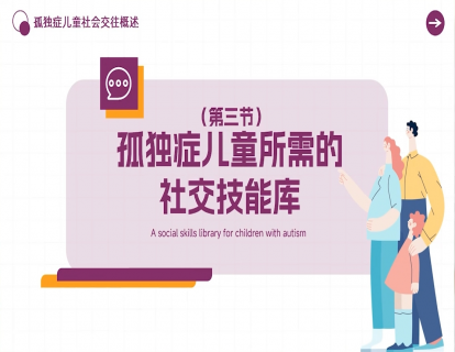 1.3 孤独症儿童所需社交技能库