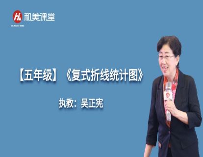 【五年级】吴正宪：《复式折线统计图》 