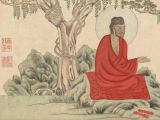 《乾隆临赵孟頫红衣罗汉图》：赵孟頫是门主修课
