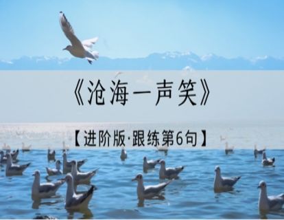 《沧海一声笑》进阶版跟练·第6句