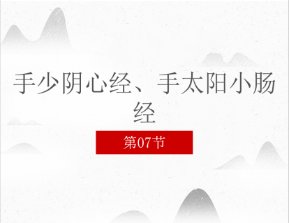 7.手少阴心经、手太阳小肠经