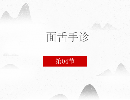 04 面舌手诊