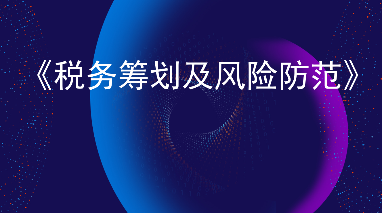 税务筹划及风险防范