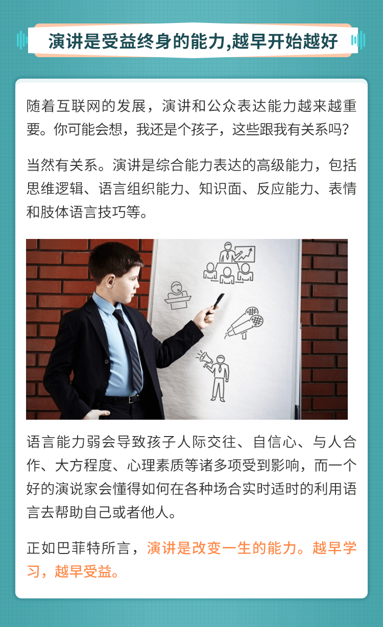 美国中小学极简演讲课