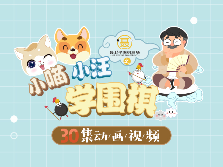 聂卫平围棋道场之小喵小汪学围棋