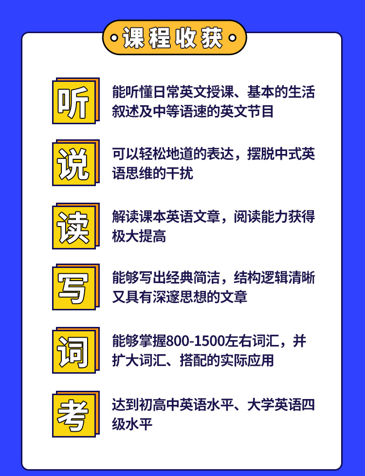 新概念英语1中外教双师伴学课