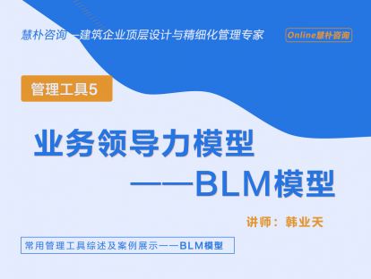 业务领导力模型——BLM模型