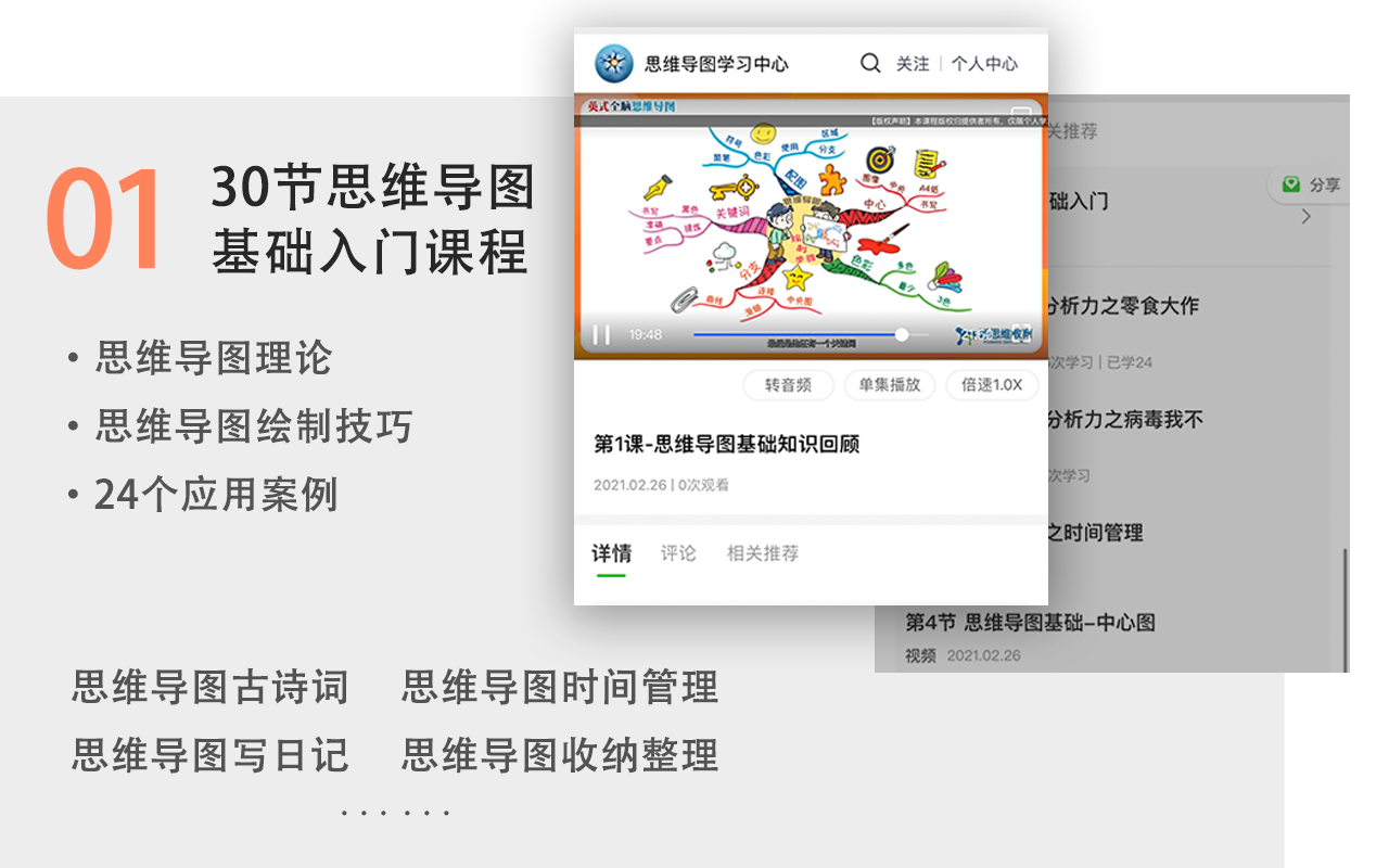 青少儿思维导图素养课：小学生零基础入门