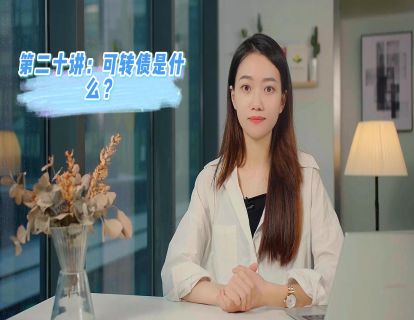 第二十讲：可转债是什么？