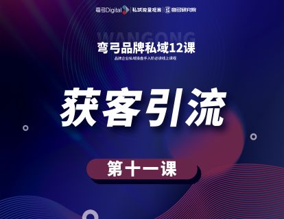 第十一课 获客引流