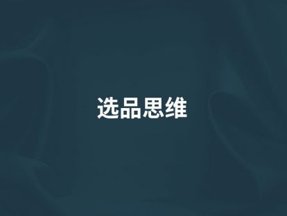 第6讲【选品思维】
