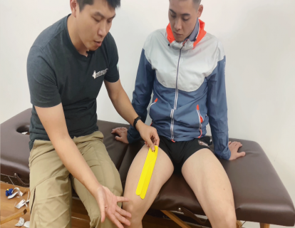 股内侧头诱发肌力的贴扎
