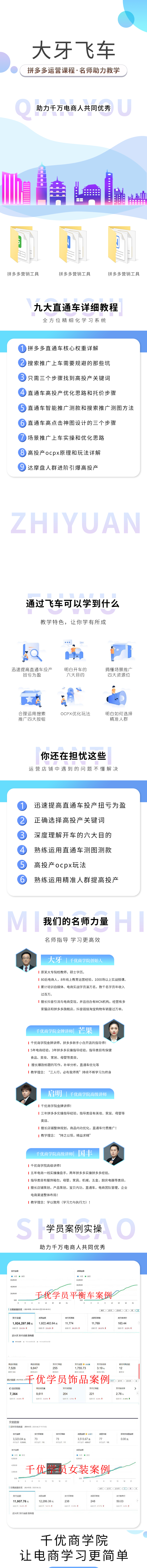 【22年4月】拼多多直通车知识体系搜索推广课程场景推广全站推广教程