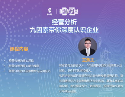 经营分析：九因素带你深度认识企业