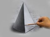 1.石膏几何体素描写生-三棱锥
