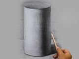 7.石膏几何体素描写生-圆柱体