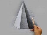 3.石膏几何体素描写生-六棱锥