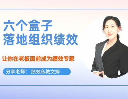 第22期--如何通过六个盒子落地组织绩效？