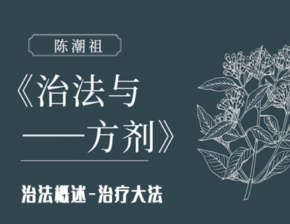 第十三章 第二节：治法概述-治疗大法（解表法、泻下法、和解法）