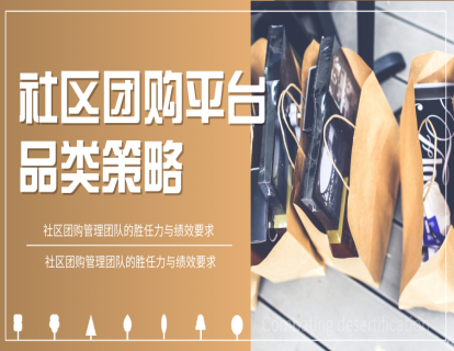 16.社区团购平台品类策略