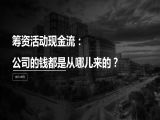 第27讲 | 筹资活动现金流：公司的钱都是从哪儿来的？