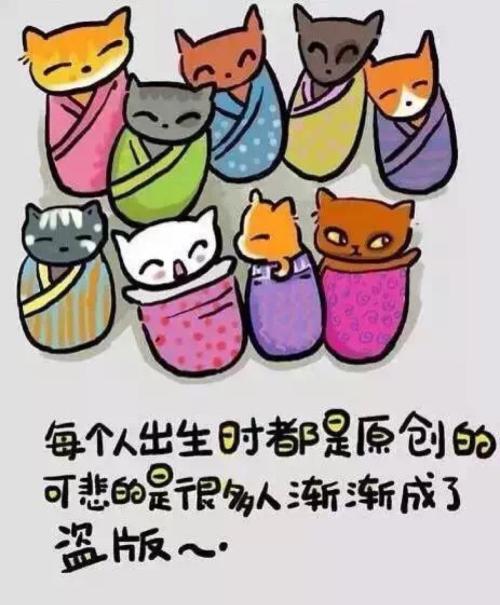 一百句流行语句之七十七：每个人出生的时候都是原创，可悲的是，很多人慢慢都变成了盗版
