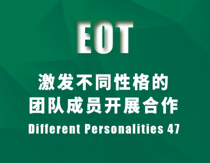 激发不同性格的团队成员开展合作 Different Personalities 47