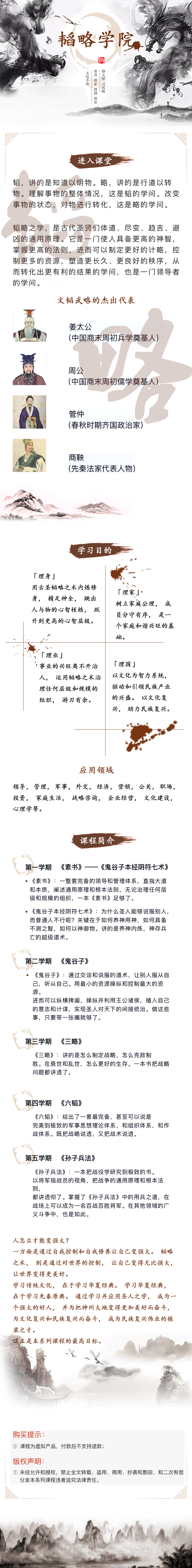 韬略课程第四期《六韬》