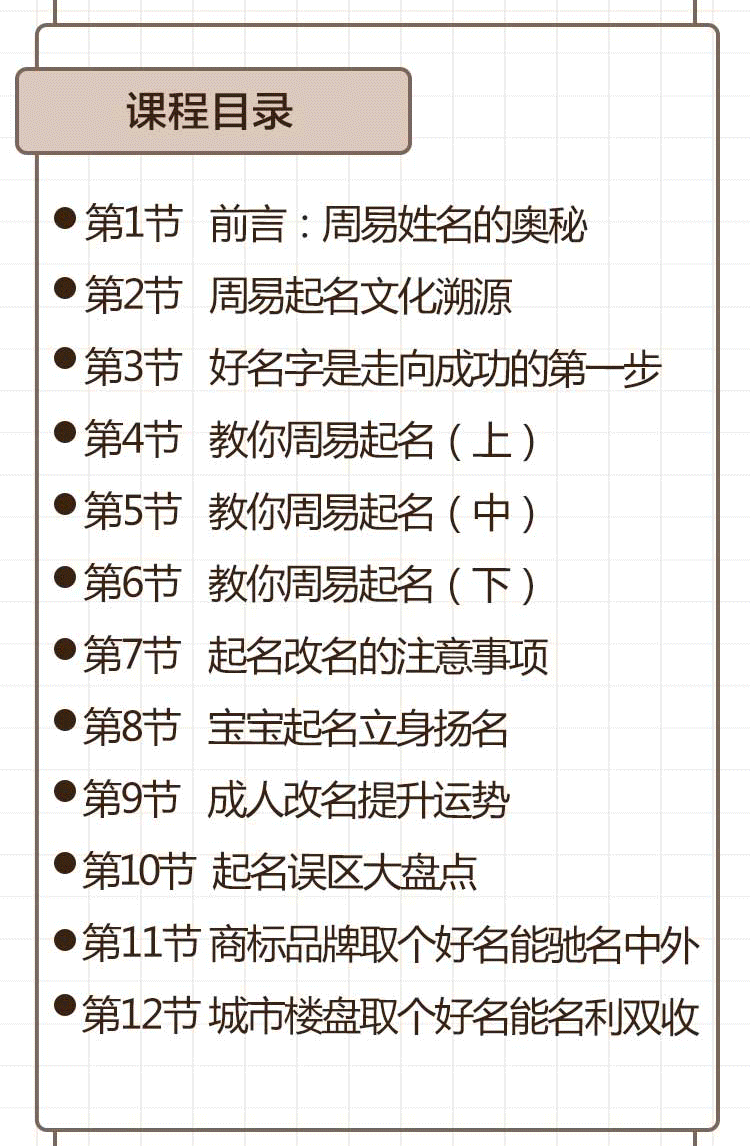起名技巧12讲