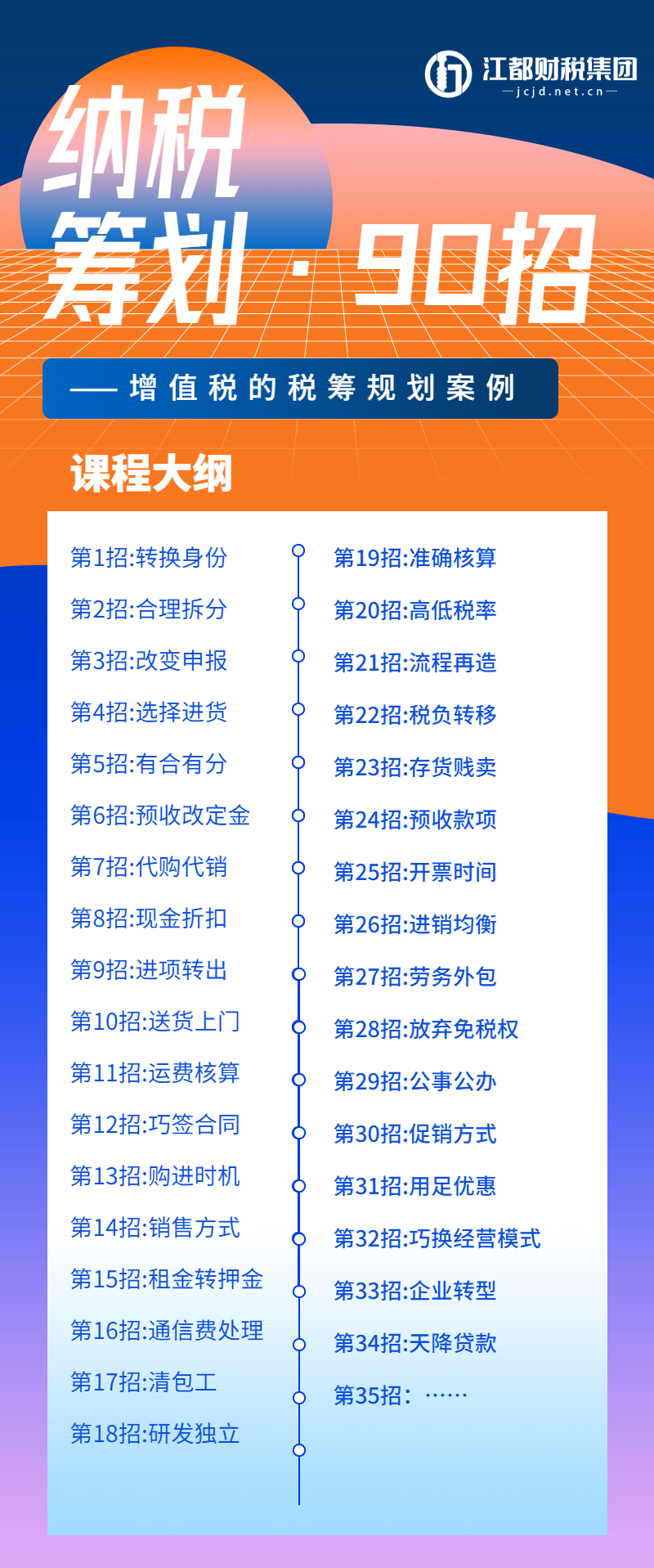 《纳税筹划90招，企业老板都想学会的秘籍》—增值税篇（35招）