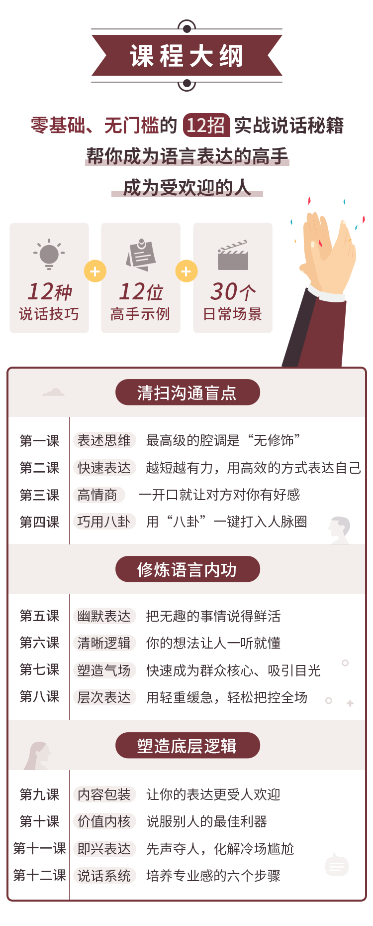 实用高效的语言表达速成课, 12个独门秘技,帮你成为最受欢迎的人!【完结】