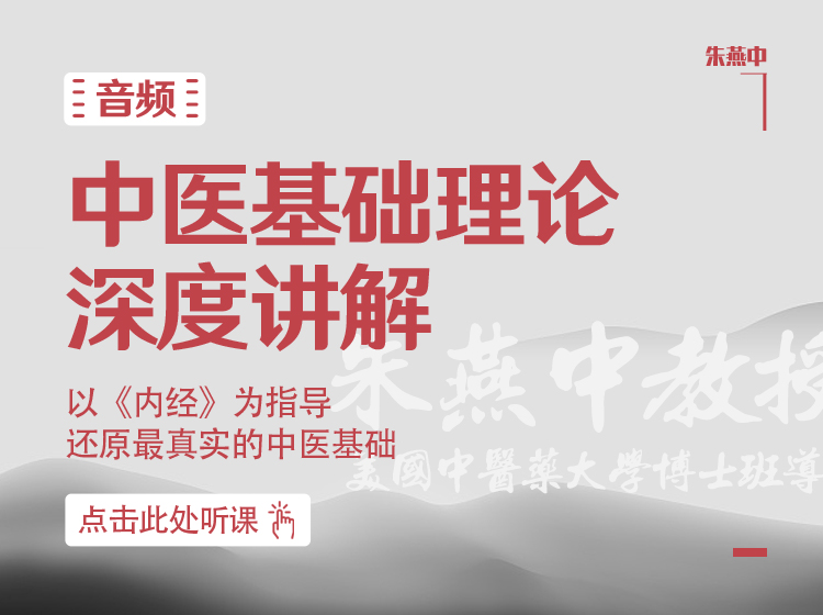 朱燕中：中医基础理论深度讲解