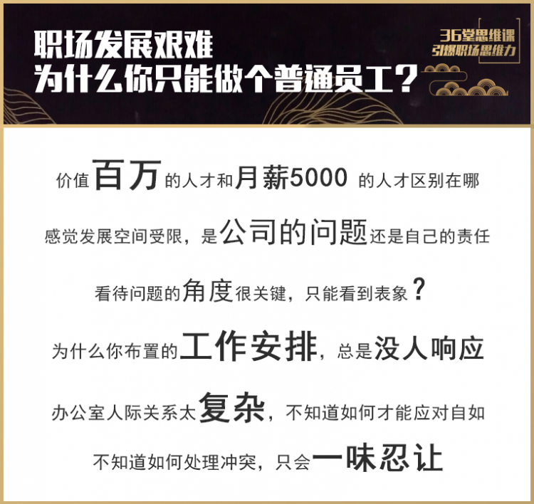 受益一生的36堂职场思维课