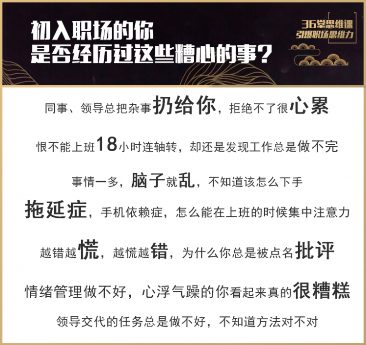 受益一生的36堂职场思维课