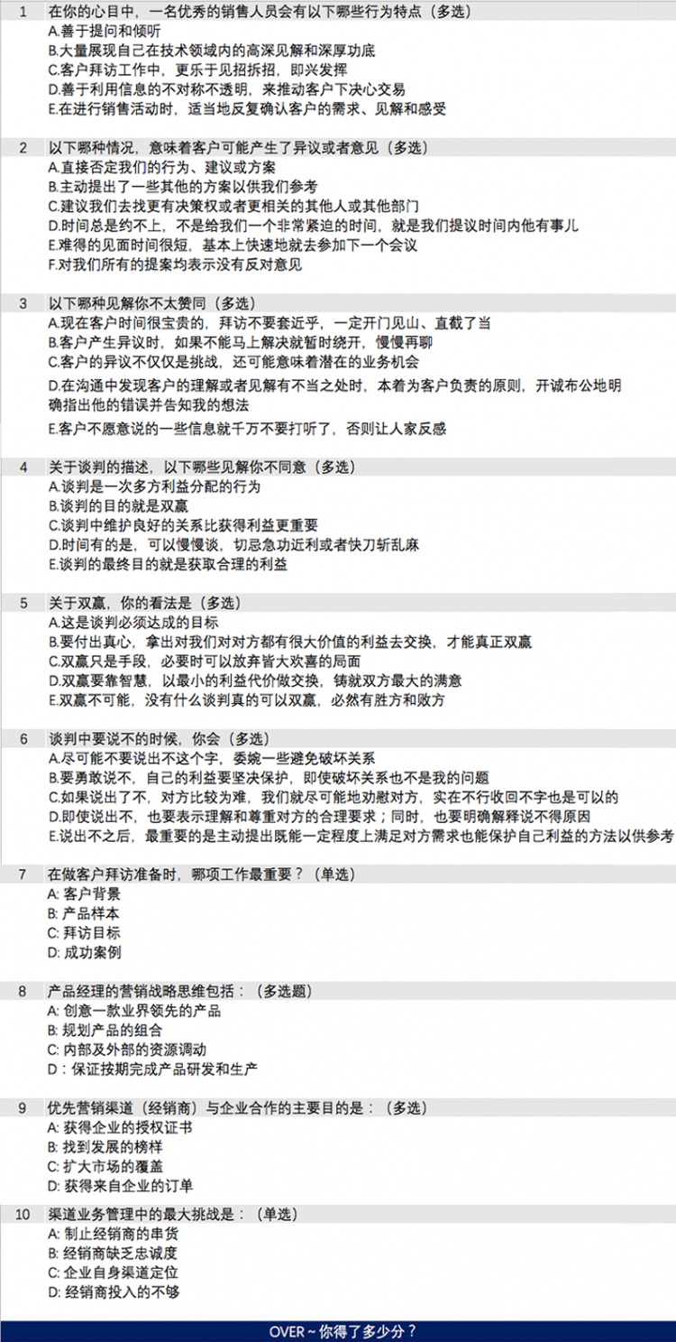 市场营销的六大修炼