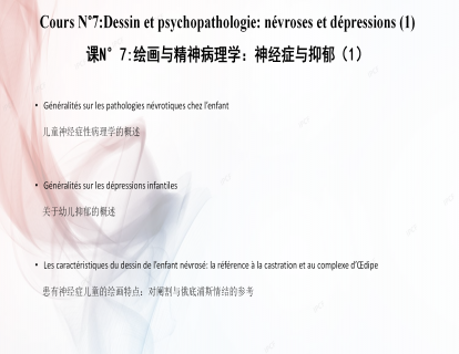 课N°7:绘画与精神病理学：神经症与抑郁