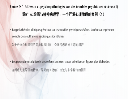课N°6:绘画与精神病理学：一个严重心理障碍的案例
