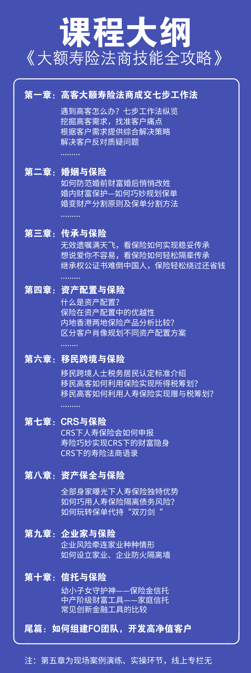 大额寿险法商技能全攻略