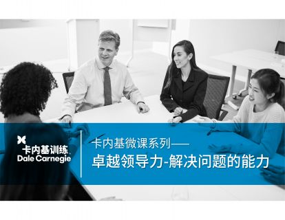 12 卓越领导力 - 解决问题的能力
